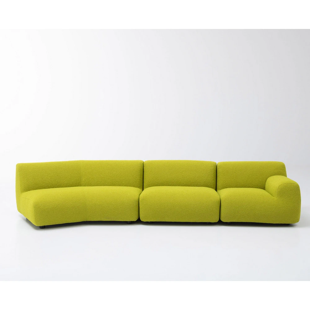 Каркас и наполнение: сталь. Современный дизайн Диван Welcome — Paola Lenti, ткань