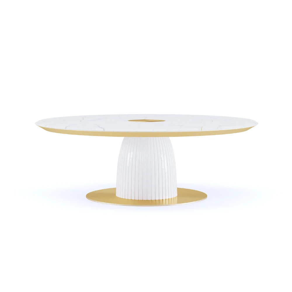 Стол Dione Lazy Susan 220 — Paolo Castelli, мрамор