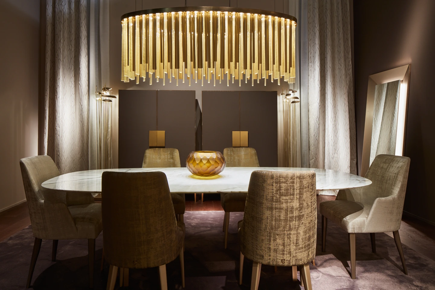 Стол For Hall Oval Table — Paolo Castelli, мрамор, фото 4