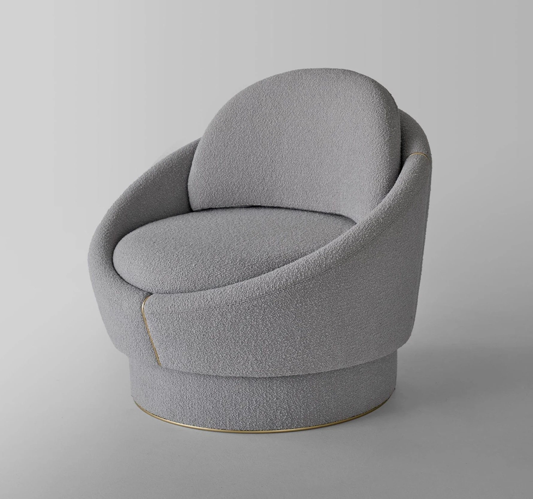 Кресло Luna Swing Armchair — Paolo Castelli, ткань, фото 3