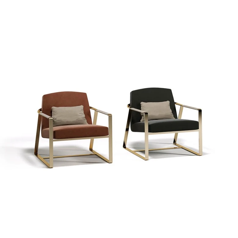 Кресло Parabolica Armchair — Paolo Castelli, кожа, фото 2