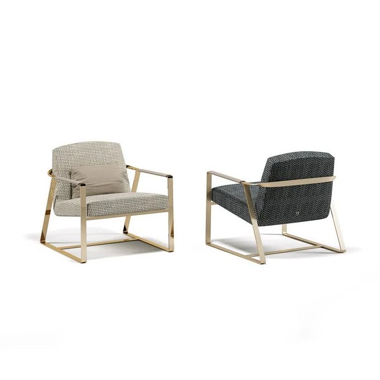 Кресло Parabolica Armchair — Paolo Castelli, кожа