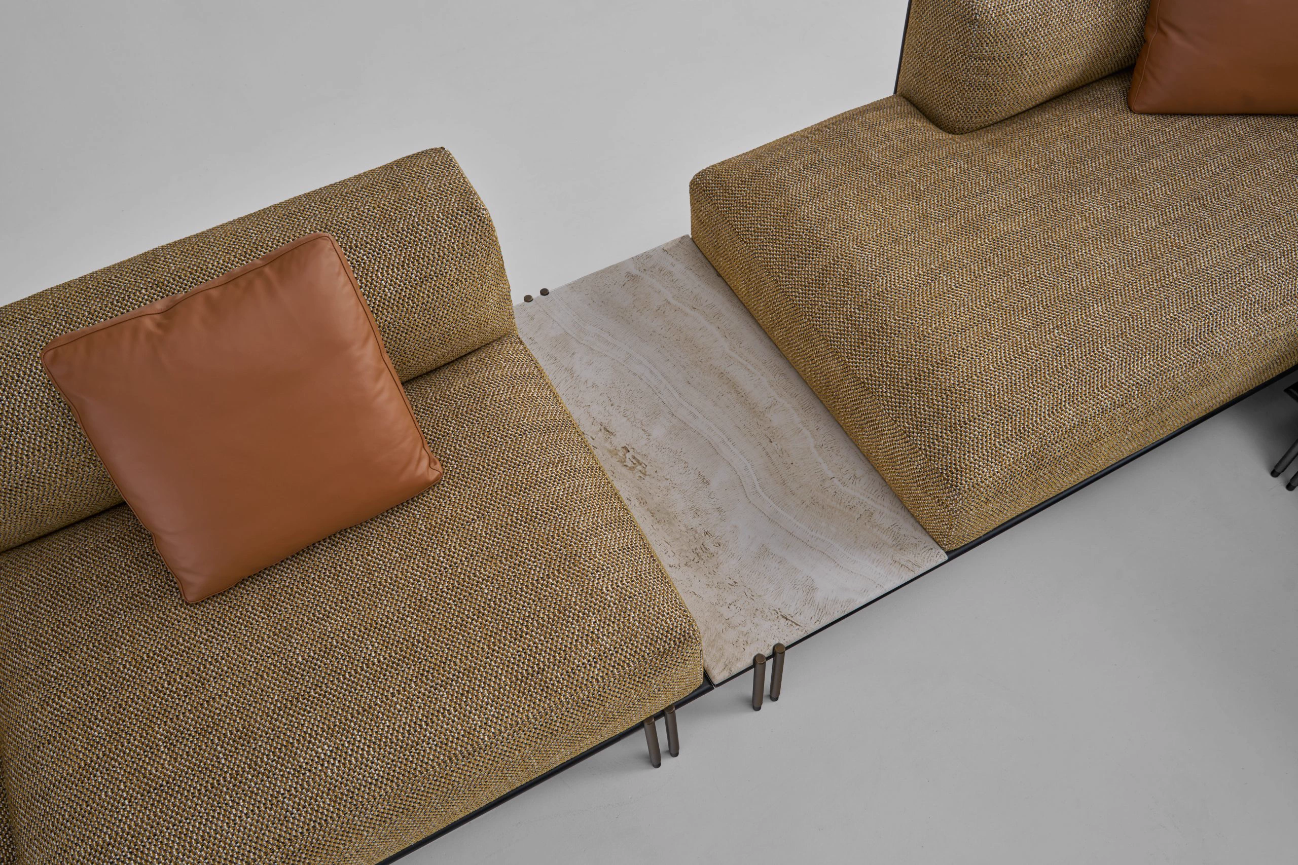Диван Soft Ratio Sofa — Paolo Castelli, кожа, фото 4