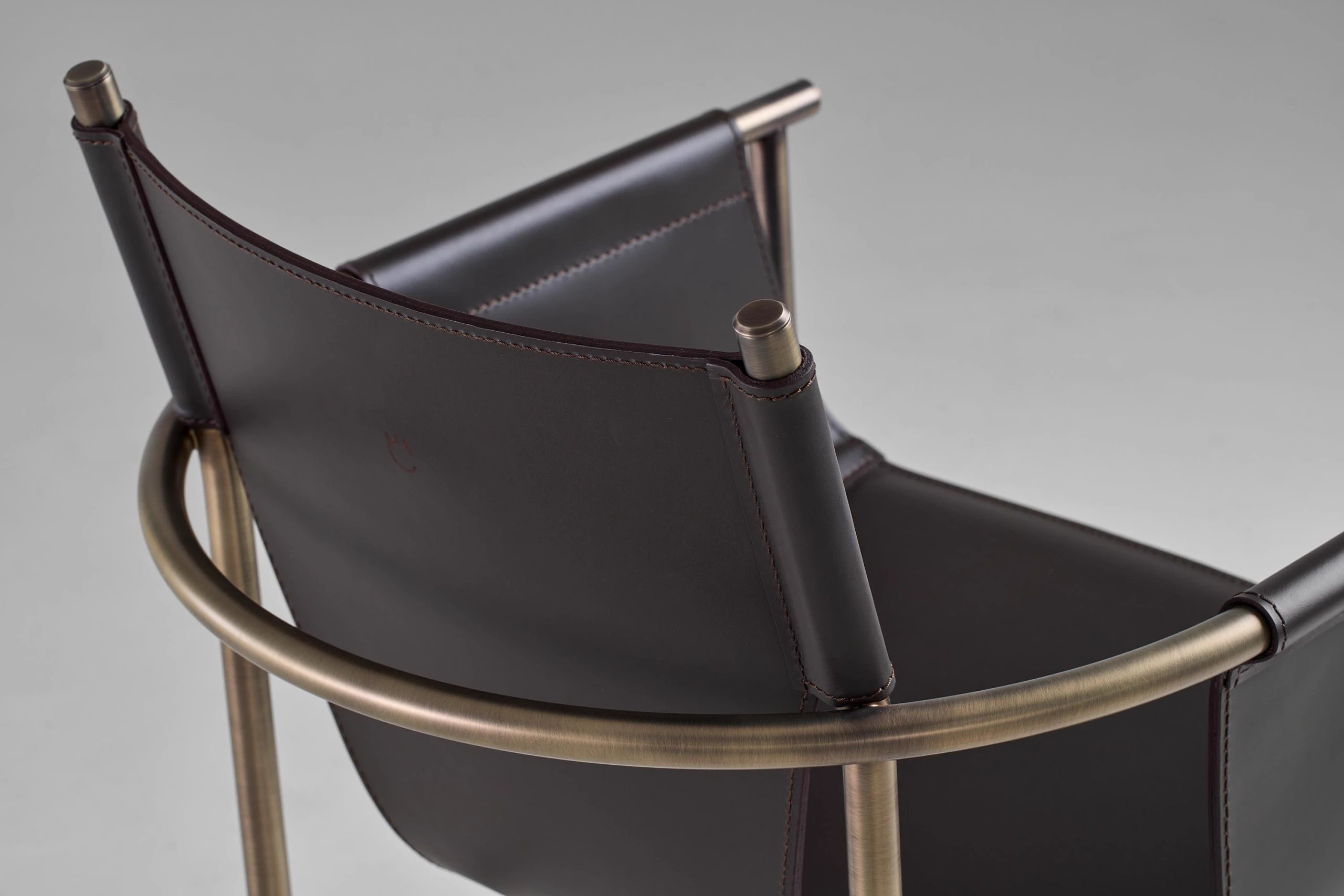 Стул U Chair — Paolo Castelli, кожа, фото 5