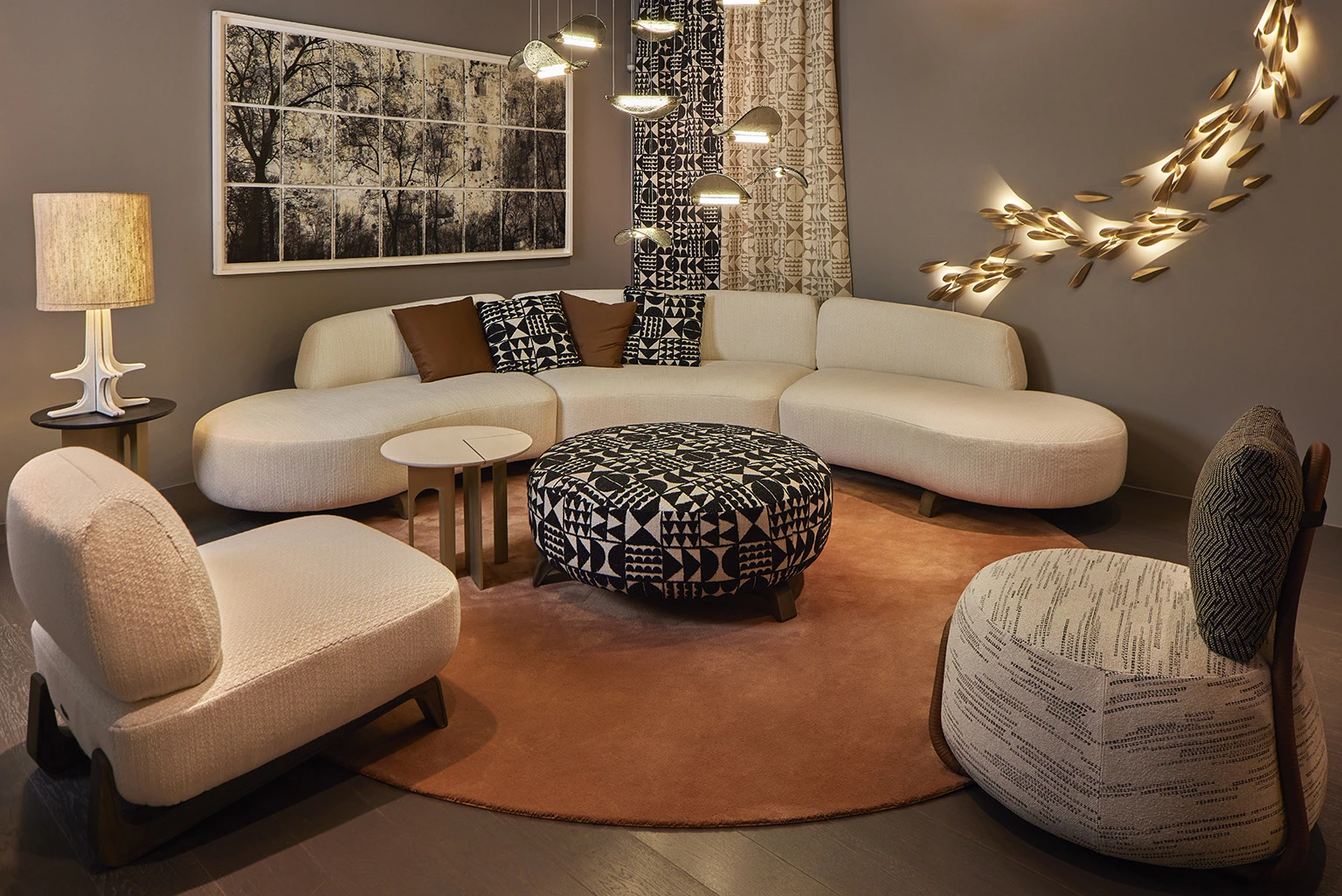 Диван Vao 380 Sofa — Paolo Castelli, ткань, фото 5