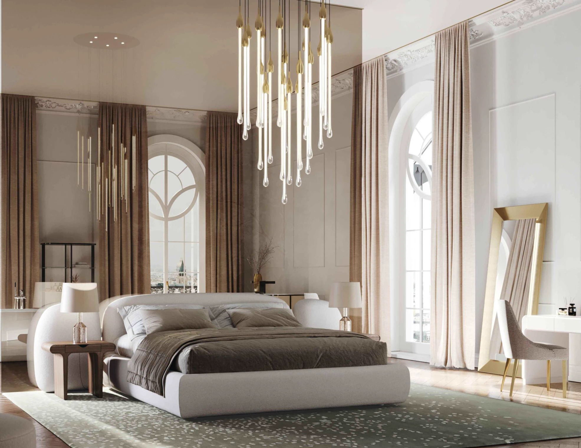 Кровать Vao Bed — Paolo Castelli, ткань, фото 2