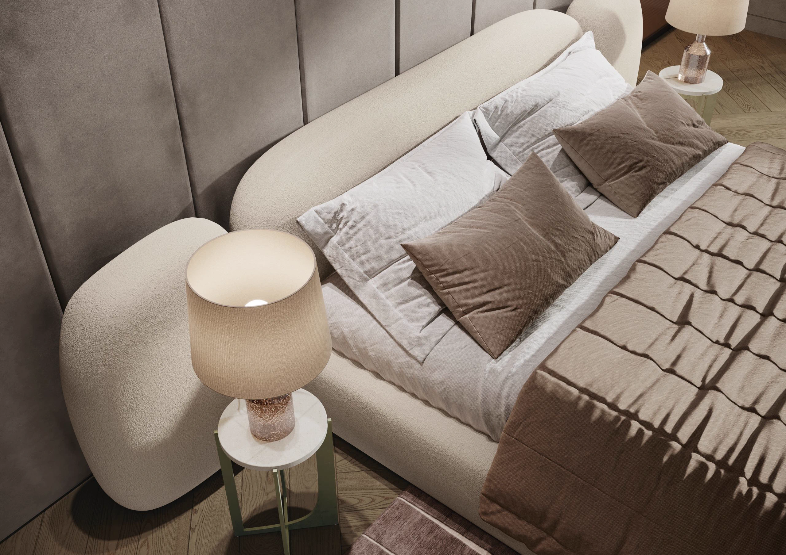 Кровать Vao Bed — Paolo Castelli, ткань, фото 5