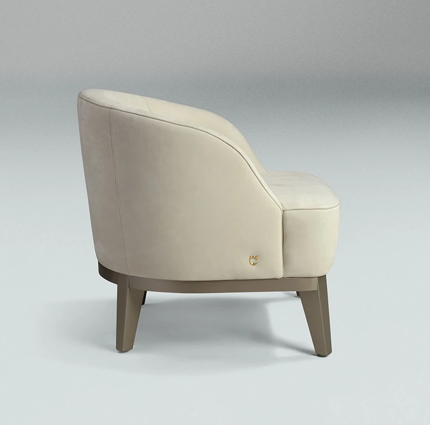 Кресло Venice Armchair — Paolo Castelli, кожа, фото 3