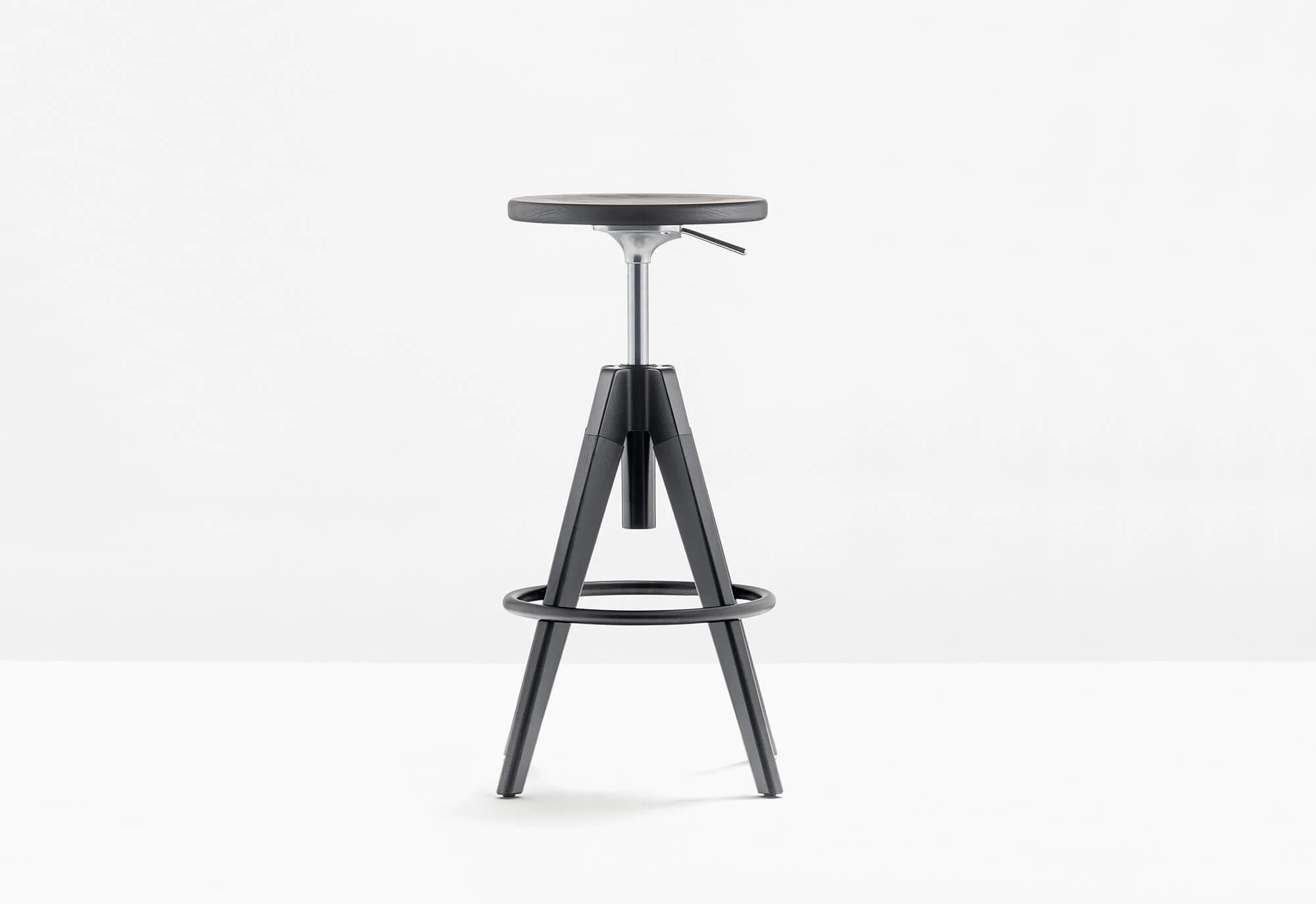 Барный стул Arki-Stool ARKW6 — Pedrali, массив дерева, фото 3