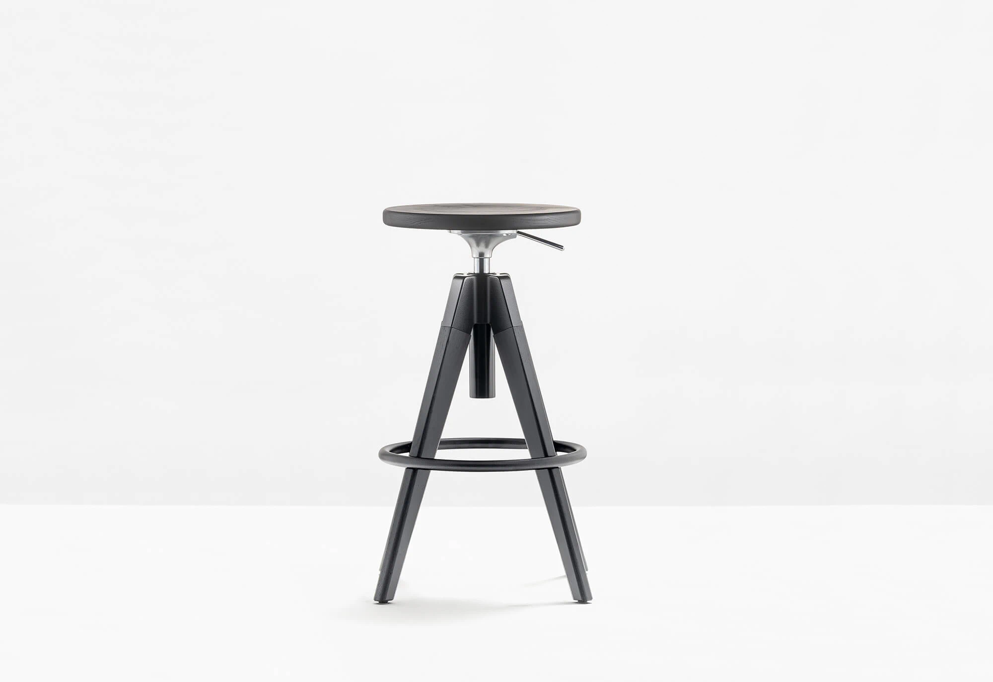 Барный стул Arki-Stool ARKW6 — Pedrali, массив дерева, фото 4