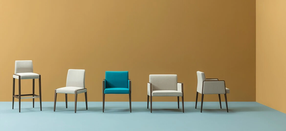 Кресло Jil 521 — Pedrali, кожа, фото 4