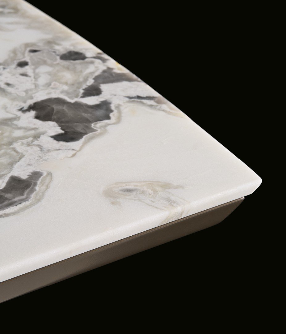 Стол Adrien 260 Msrble Oyster white — Poliform, мрамор