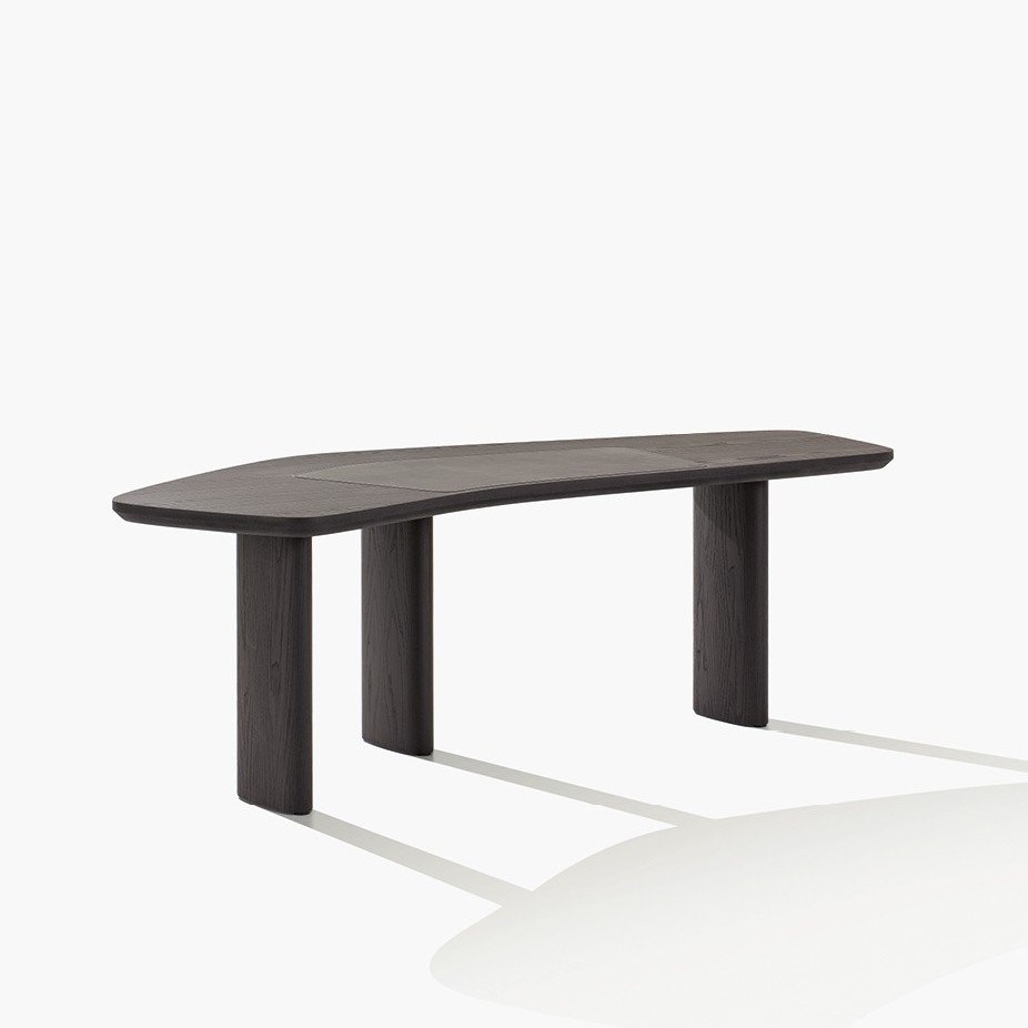 Письменный стол Adrien — Poliform, кожа, фото 3