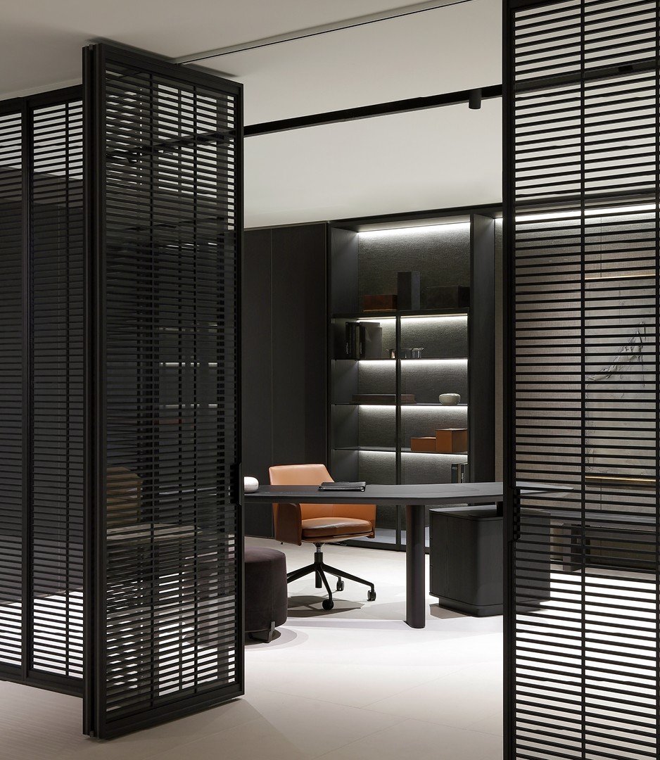 Письменный стол Adrien — Poliform, кожа, фото 6