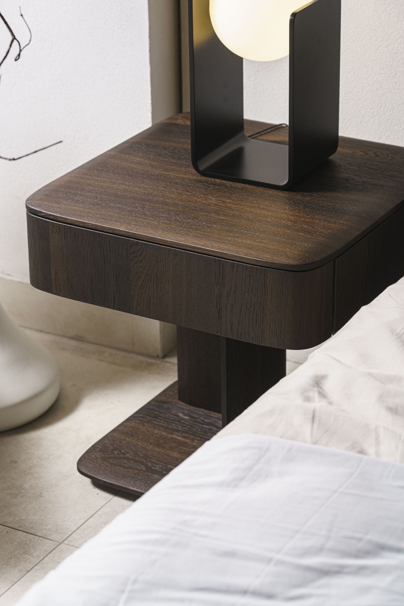 Прикроватная тумбочка Brera Rovere spessart — Poliform, дерево, фото 3