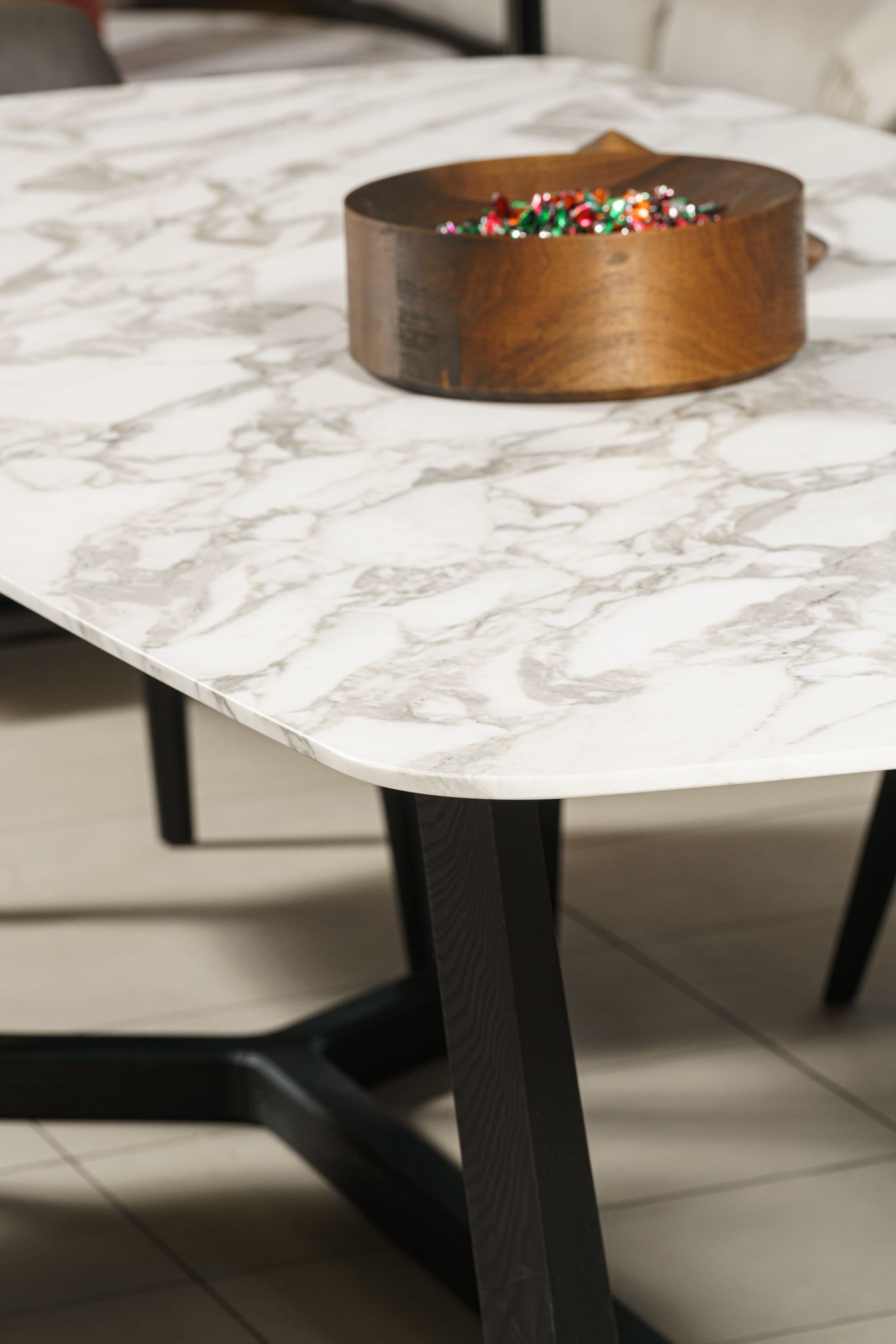 Стол Concorde 218 calacatta oro matt / olmo nero — Poliform, мрамор, фото 6