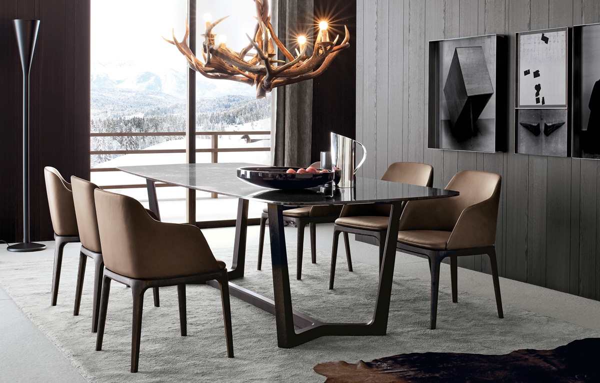 Стол Concorde Saint Laurent — Poliform, мрамор