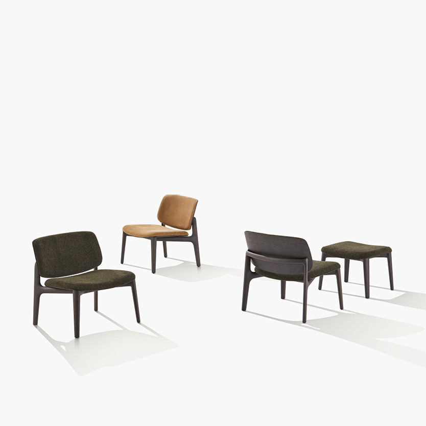 Кресло Curve — Poliform, кожа