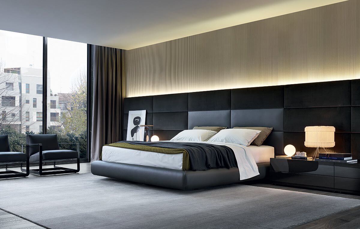 Кровать Dream — Poliform, кожа, фото 6