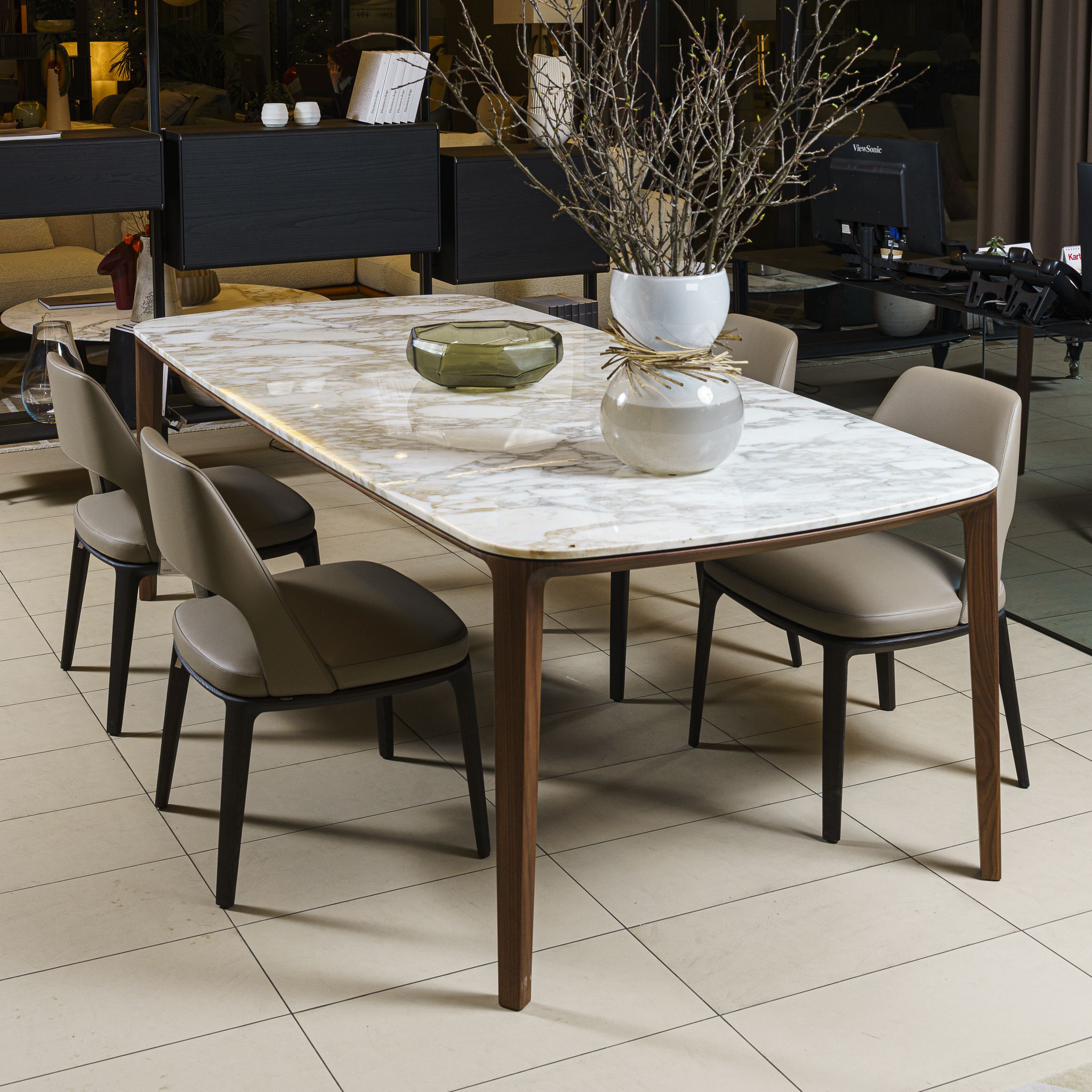 Стол Henry Calacatta Oro 240 — Poliform, фото 2