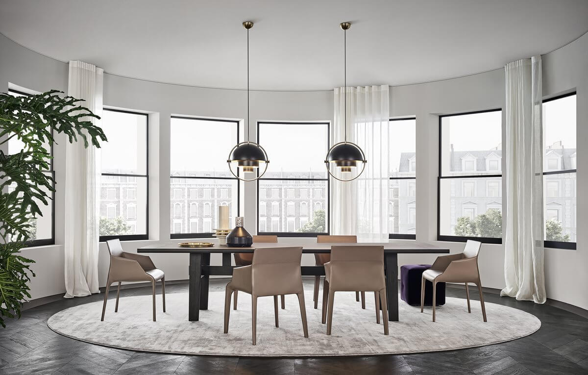 Стол Home Hotel — Poliform, мрамор, фото 6