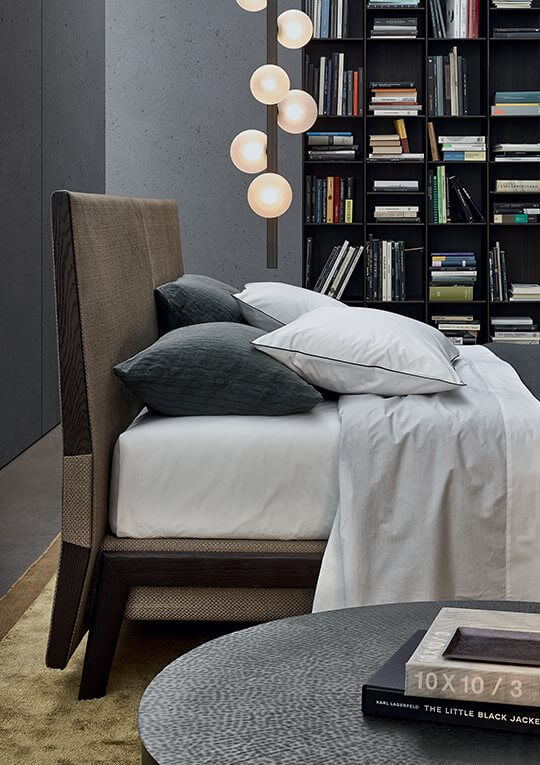 Кровать Ipanema — Poliform, кожа, фото 5