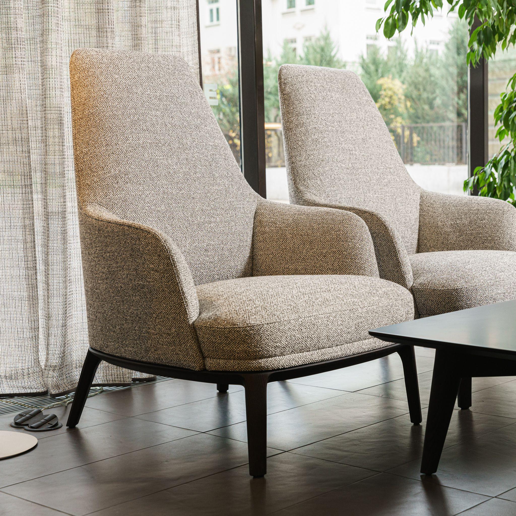 Кресло Jane Lounge — Poliform, кожа, фото 2