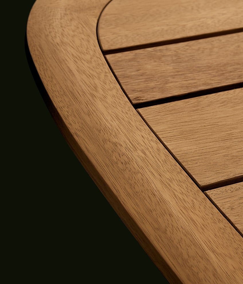 Уличный журнальный столик Ketch — Poliform, массив дерева, фото 3