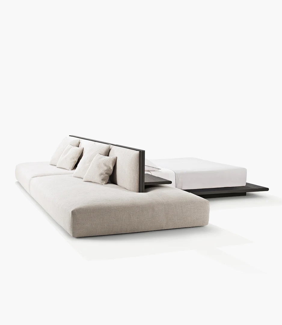 Кровать Lanai — Poliform, кожа, фото 4