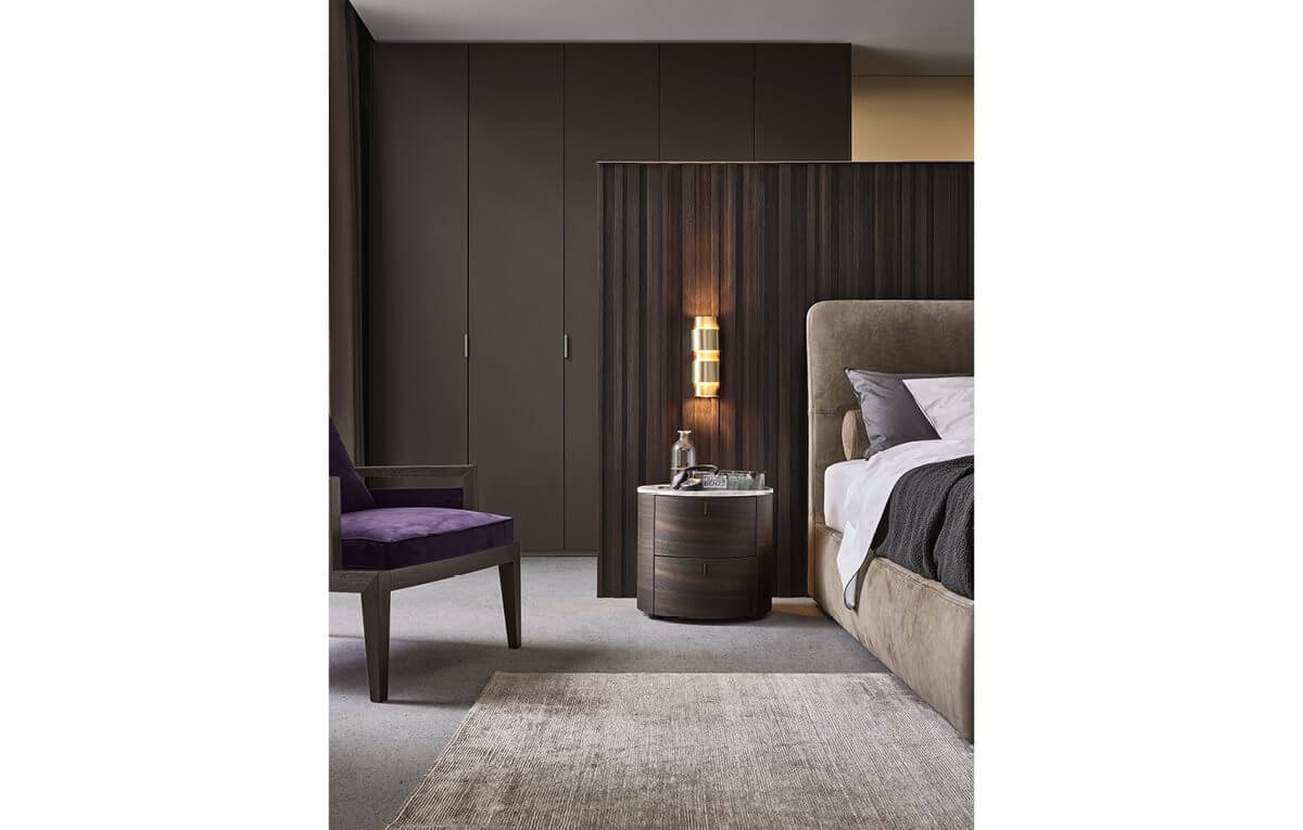 Кровать Laze — Poliform, кожа, фото 3