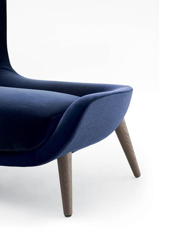 Банкетка Mad Chaise Longue — Poliform, кожа, фото 4