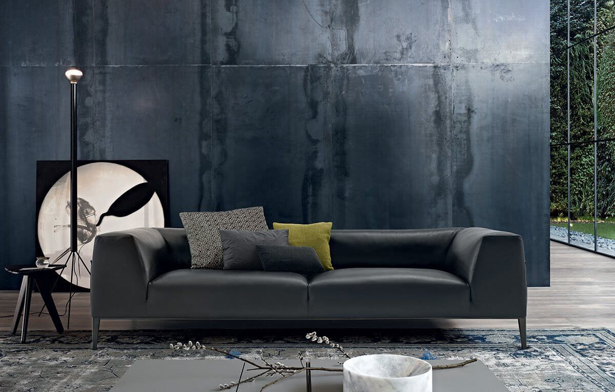 Современный дизайн Диван Metropolitan — Poliform, кожа, фото 4