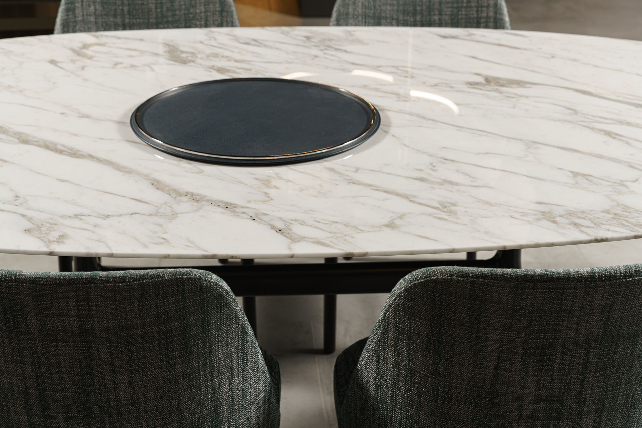 Стол Mondrian Calacatta oro lucido — Poliform, мрамор, фото 6