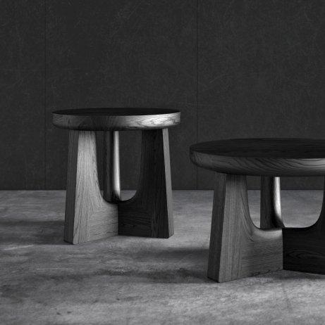 Журнальный столик Nara 50 — Poliform, массив дерева, фото 2