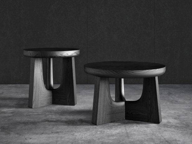 Журнальный столик Nara 50 — Poliform, массив дерева, фото 3