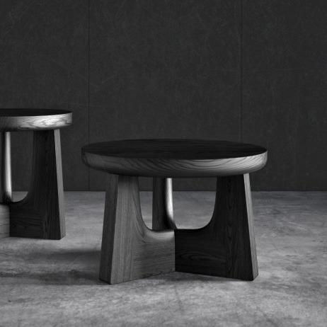 Журнальный столик Nara 60 — Poliform, массив дерева, фото 2