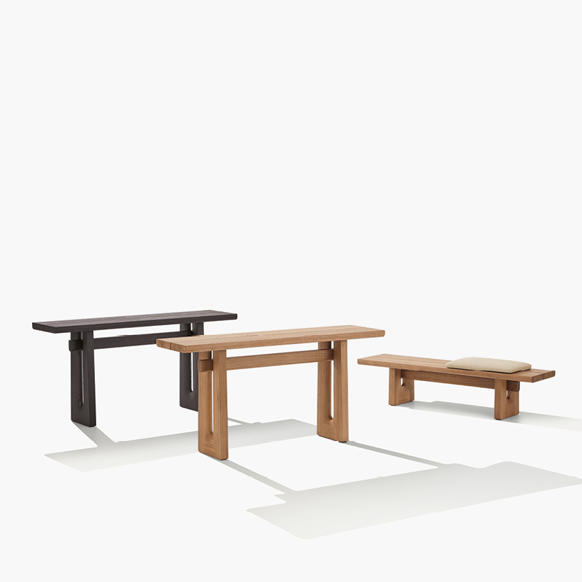 Скамья Nara — Poliform, дерево, фото 5
