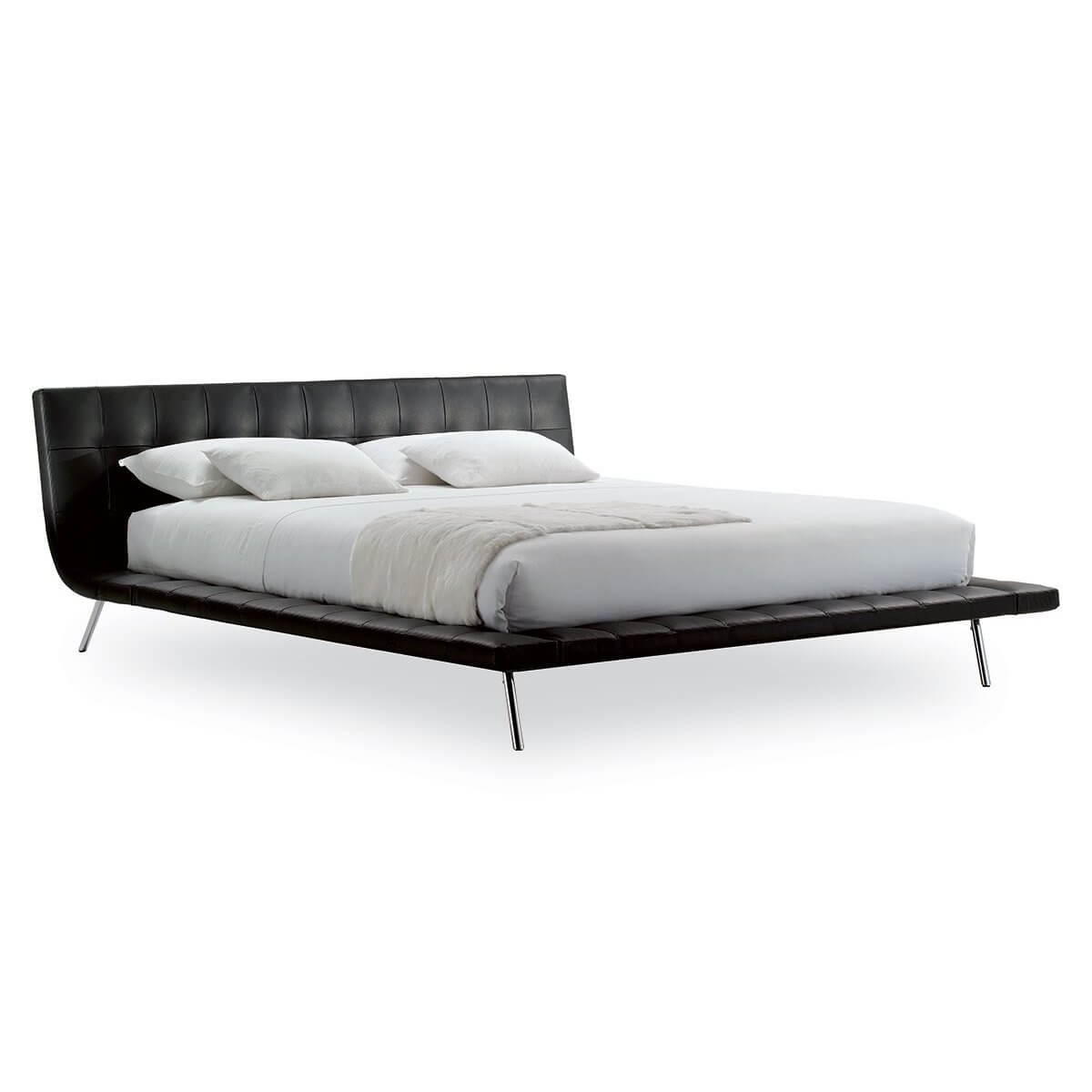 Кровать Onda — Poliform, кожа, фото 2