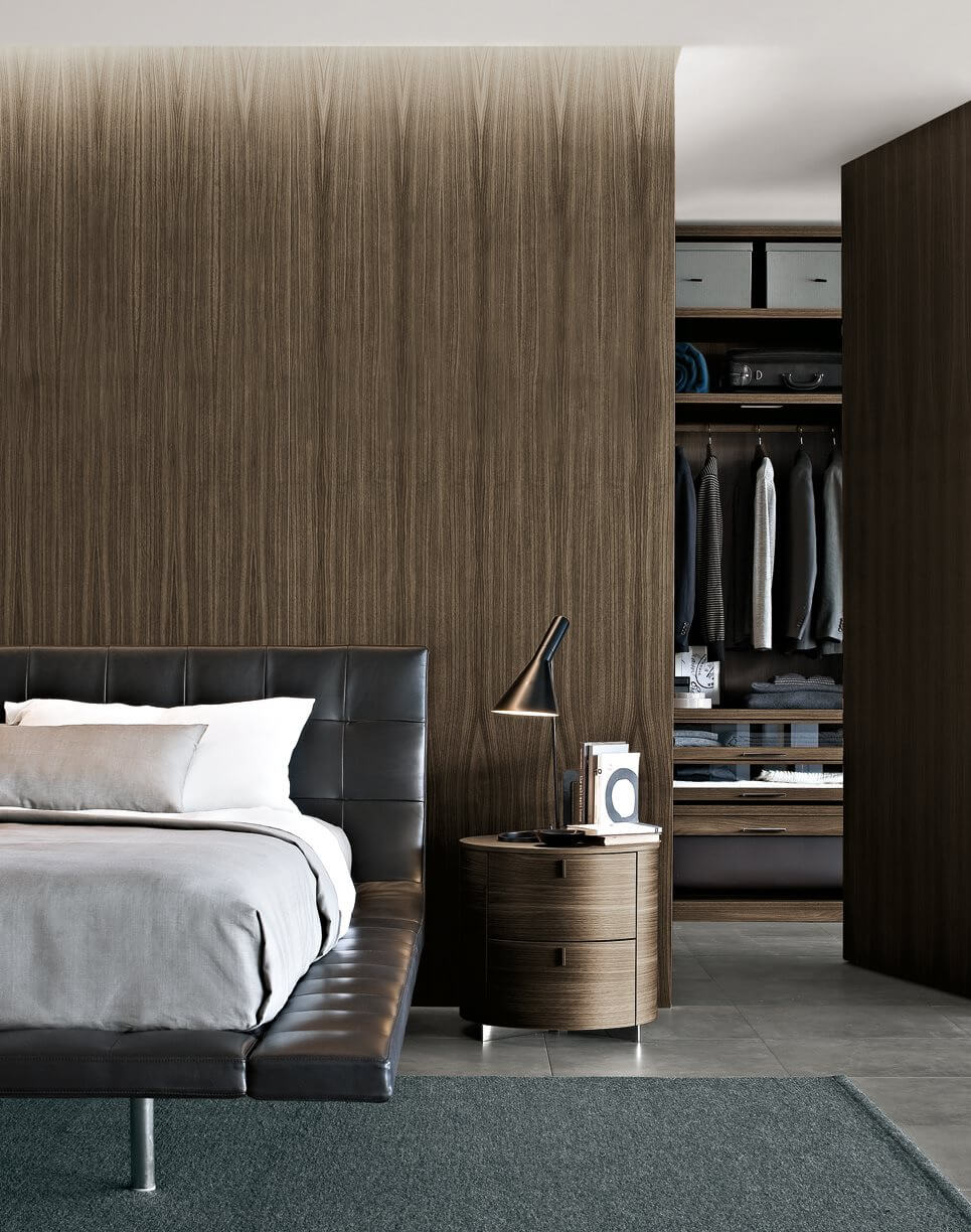Кровать Onda — Poliform, кожа, фото 6