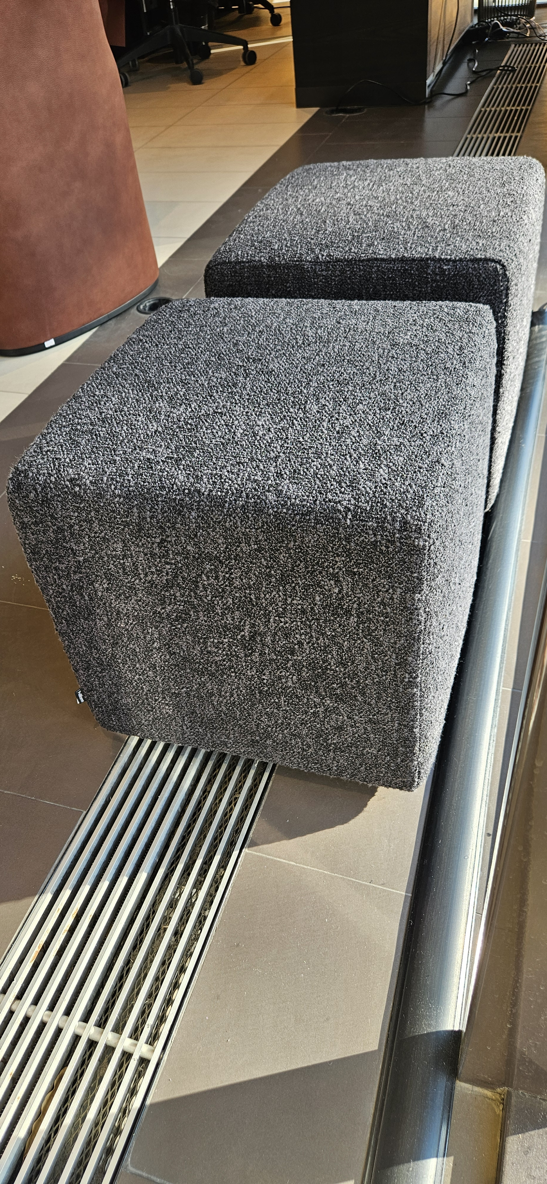 Пуф Play Carbone — Poliform, ткань, фото 3
