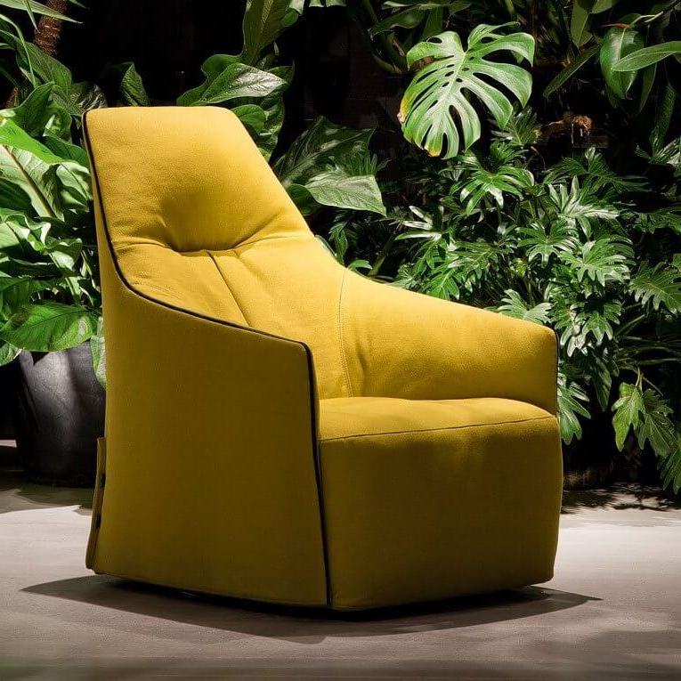 Кресло Santa Monica Lounge — Poliform, кожа