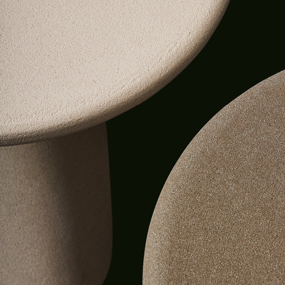 Уличный журнальный столик Strata 47 Crema — Poliform, металл, фото 3