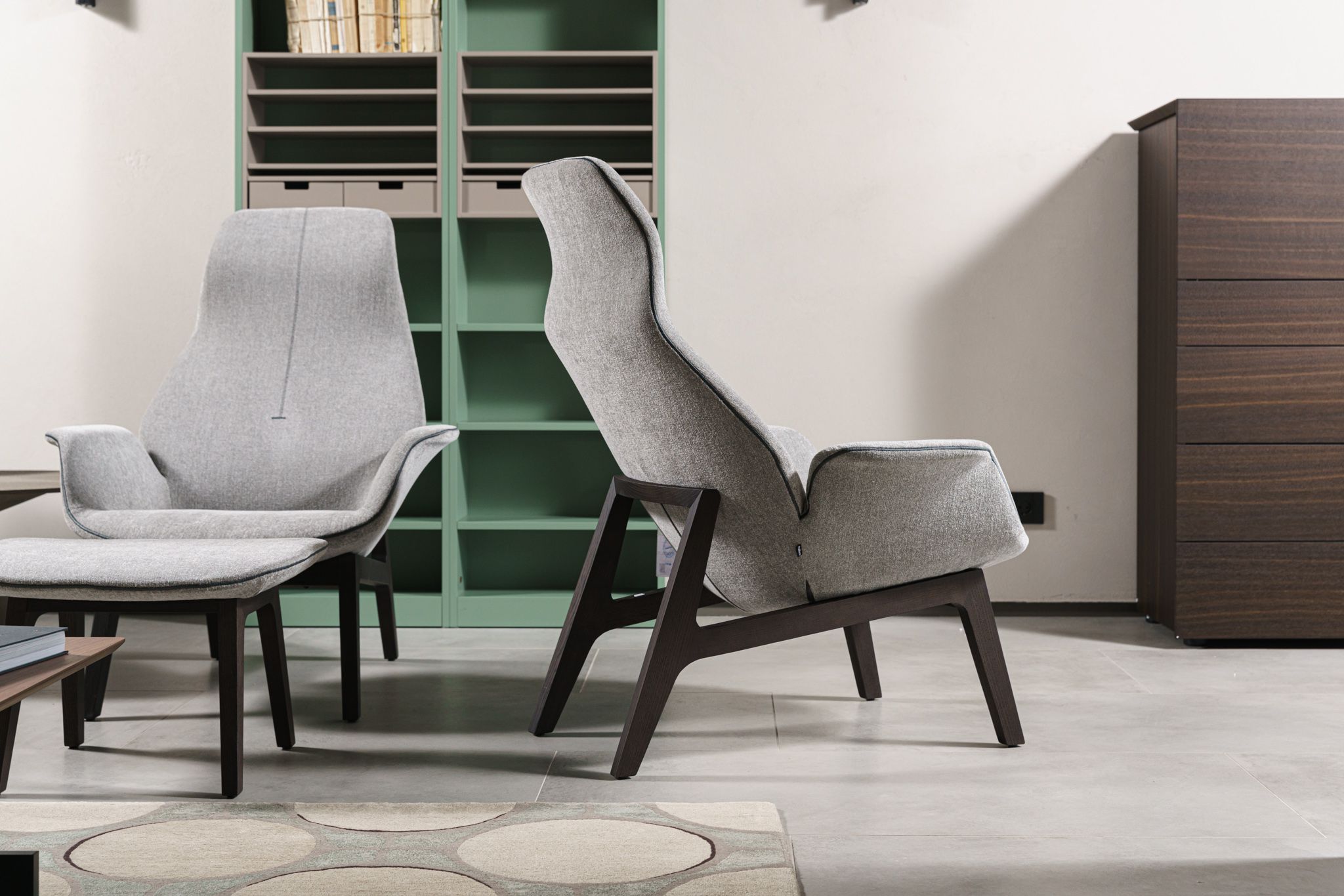 Кресло Ventura Lounge — Poliform, кожа, фото 6