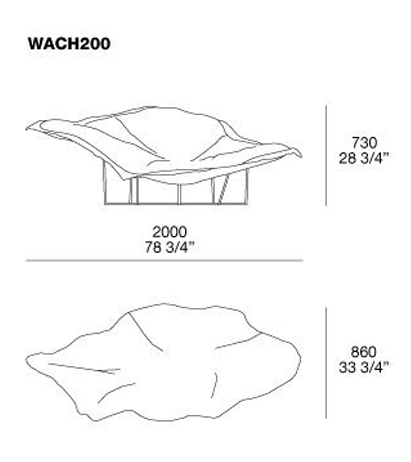 Каркас и наполнение: металл. Современный дизайн Кресло Wallace — Poliform, кожа, фото 2