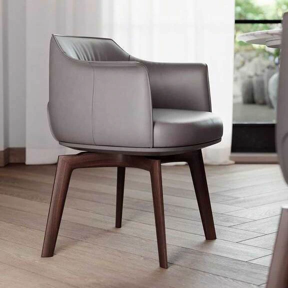 Стул Archibald Large Pelle SC Travertino — Poltrona Frau, кожа