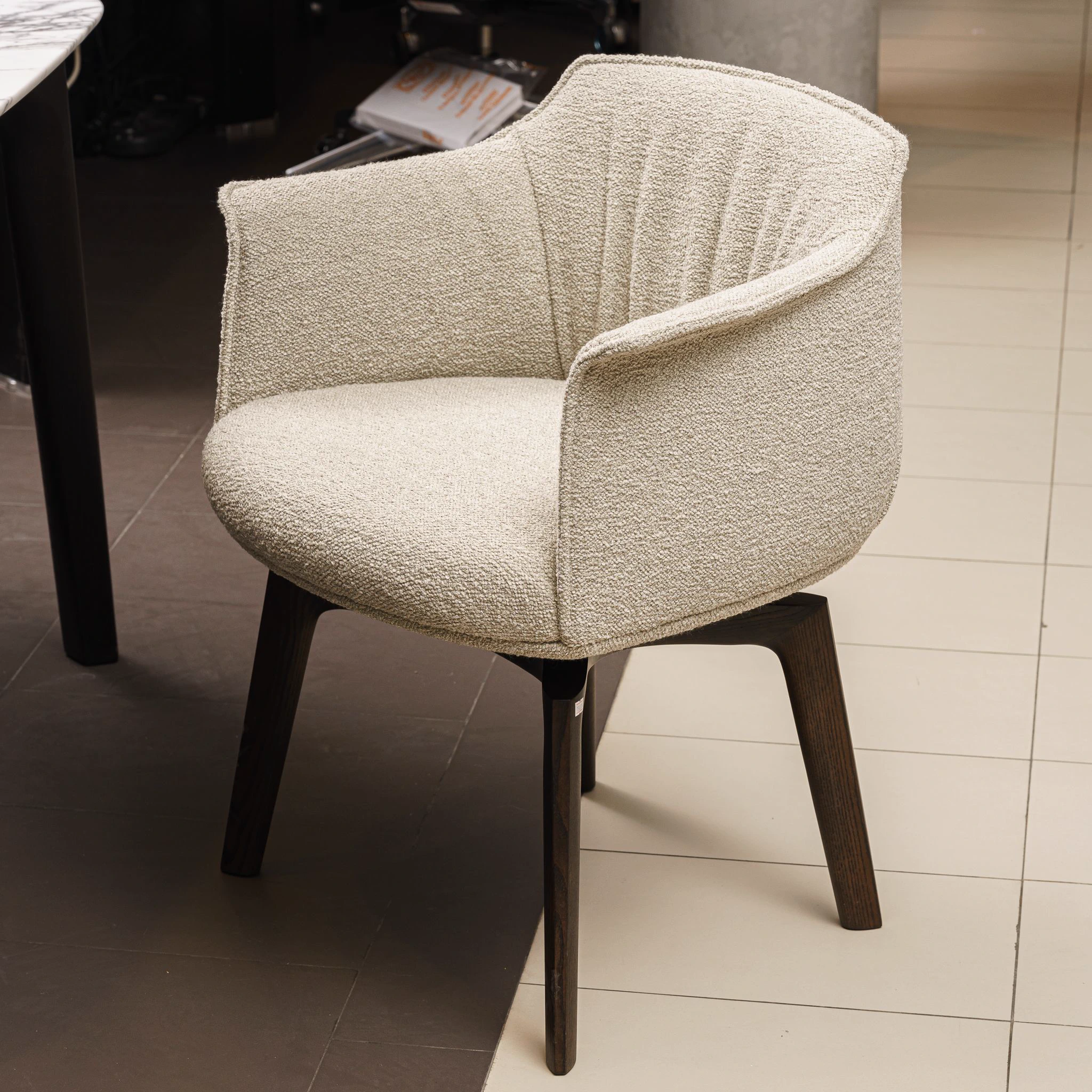 Стул Archibald Swivel Loop Corda — Poltrona Frau, ткань, фото 3