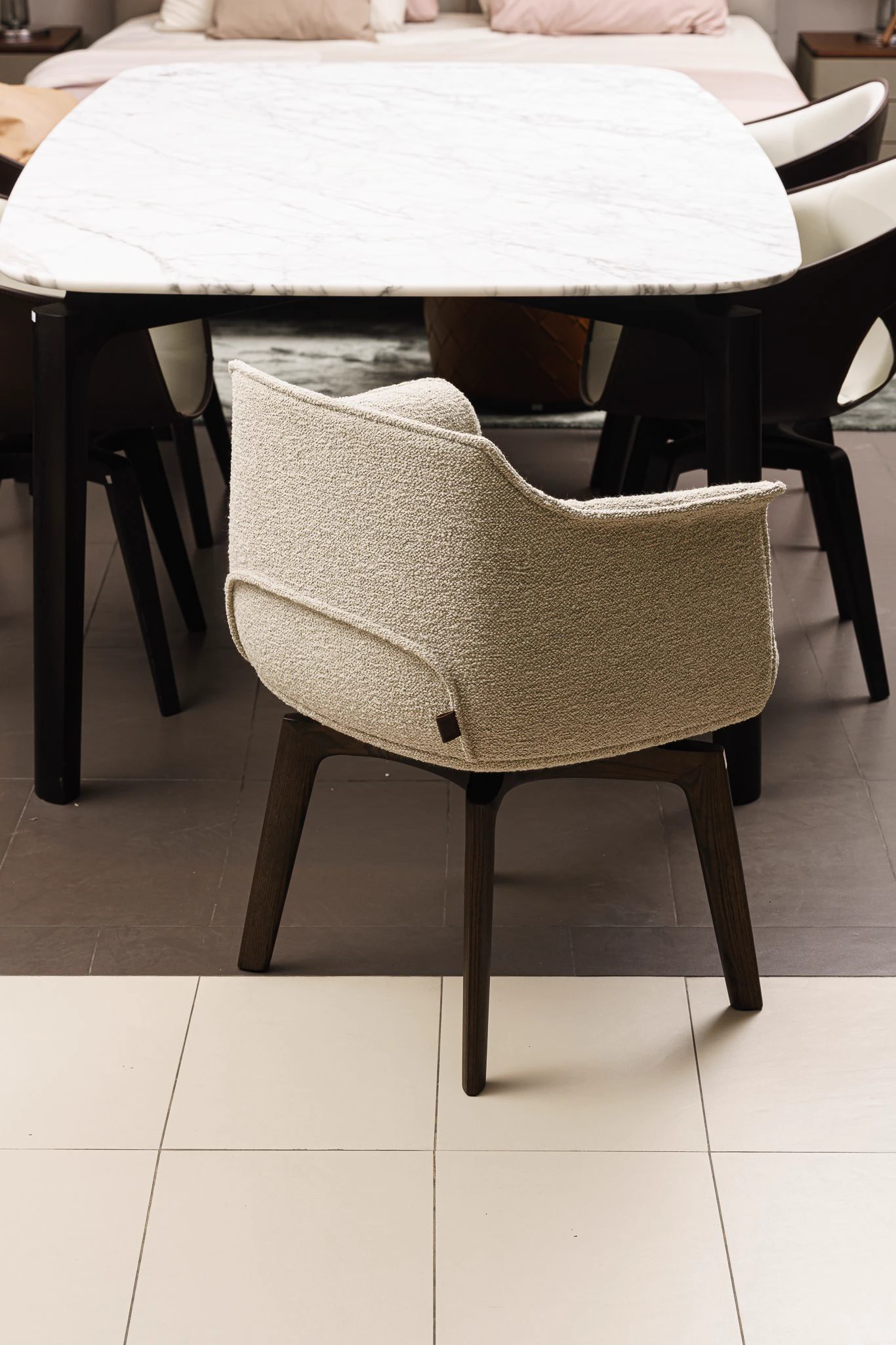 Стул Archibald Swivel Loop Corda — Poltrona Frau, ткань, фото 4