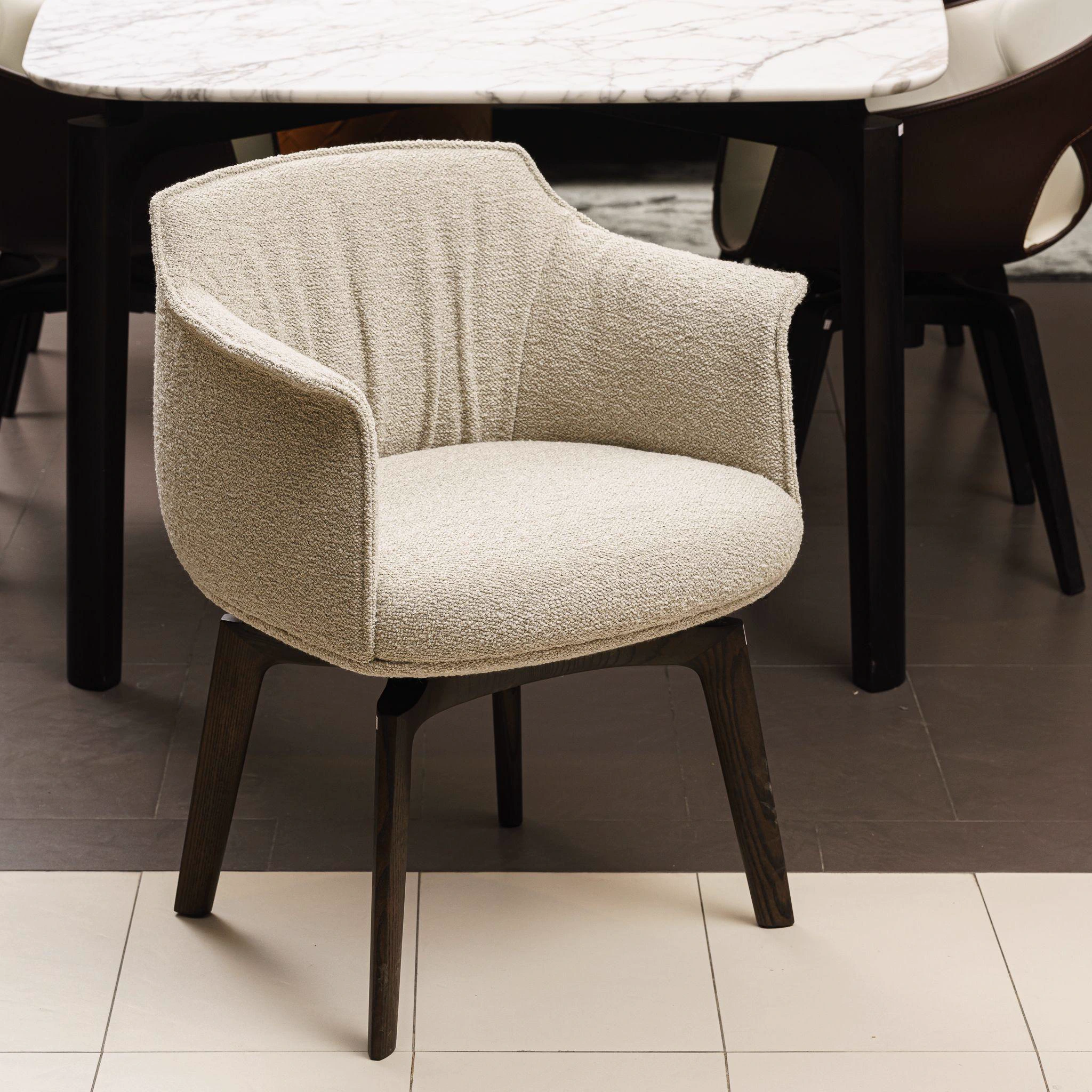 Стул Archibald Swivel Loop Corda — Poltrona Frau, ткань