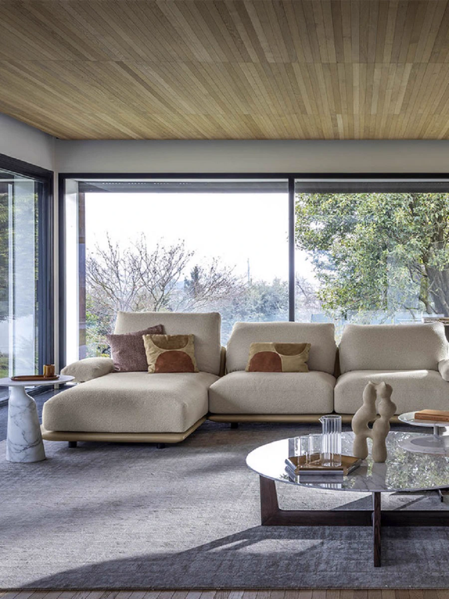 Диван Blisscape Sofa — Poltrona Frau, кожа, фото 5