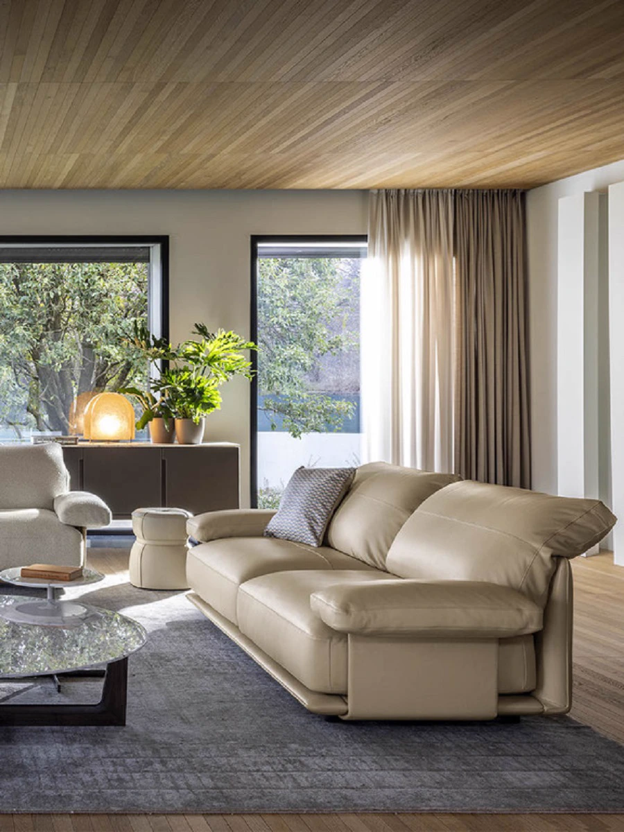 Диван Blisscape Sofa — Poltrona Frau, кожа, фото 6